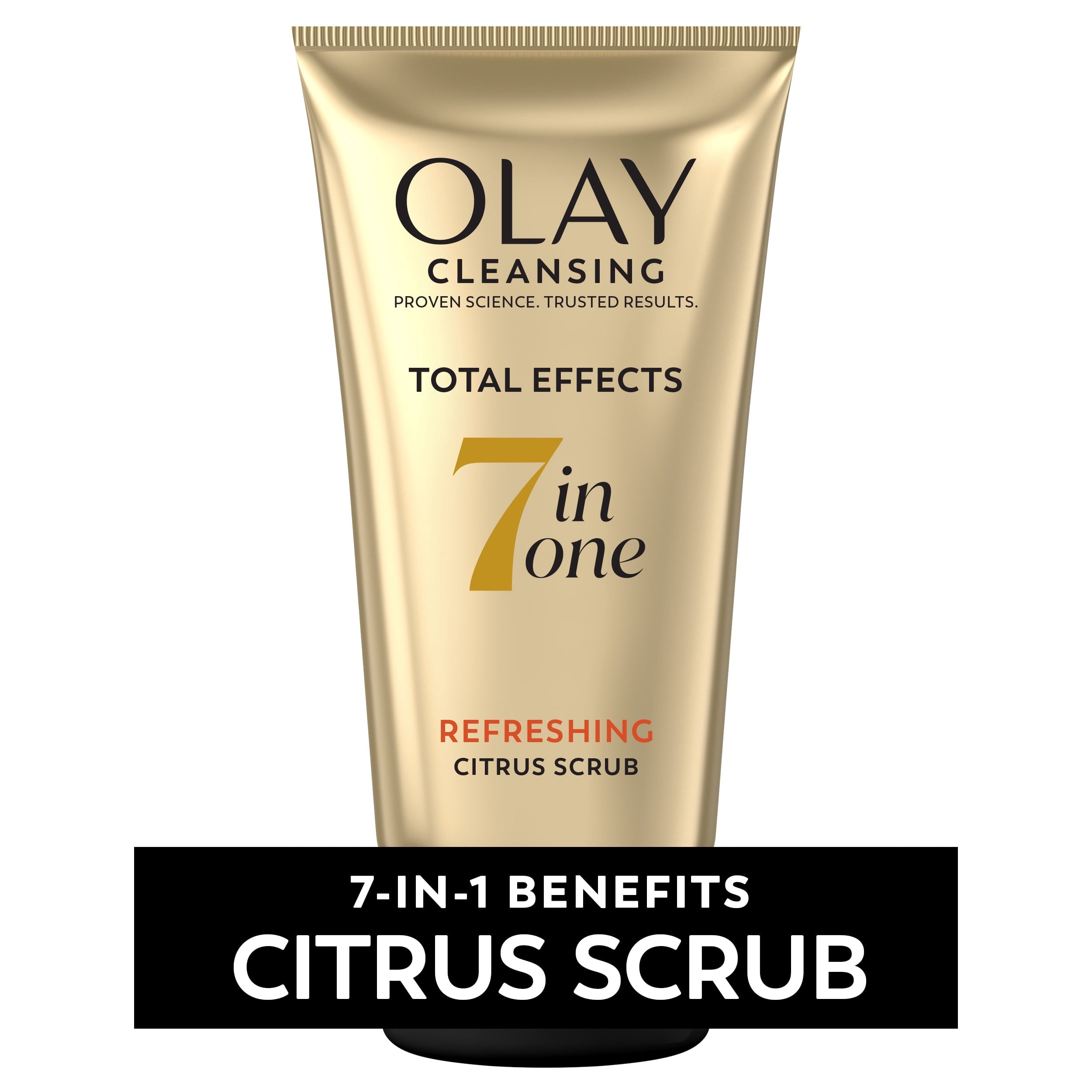 Olay Face Wash, Total Effects Citrus Face Scrub, Exfoliating Cleanser, 5.0fl oz