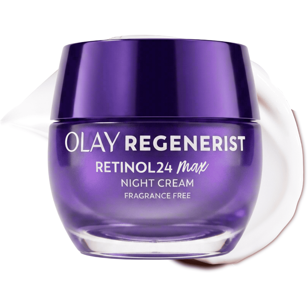 Olay Retinol 24 Max Night Moisturizing Cream with Triple Collagen Peptide, Fragrance-Free, 1.7 oz