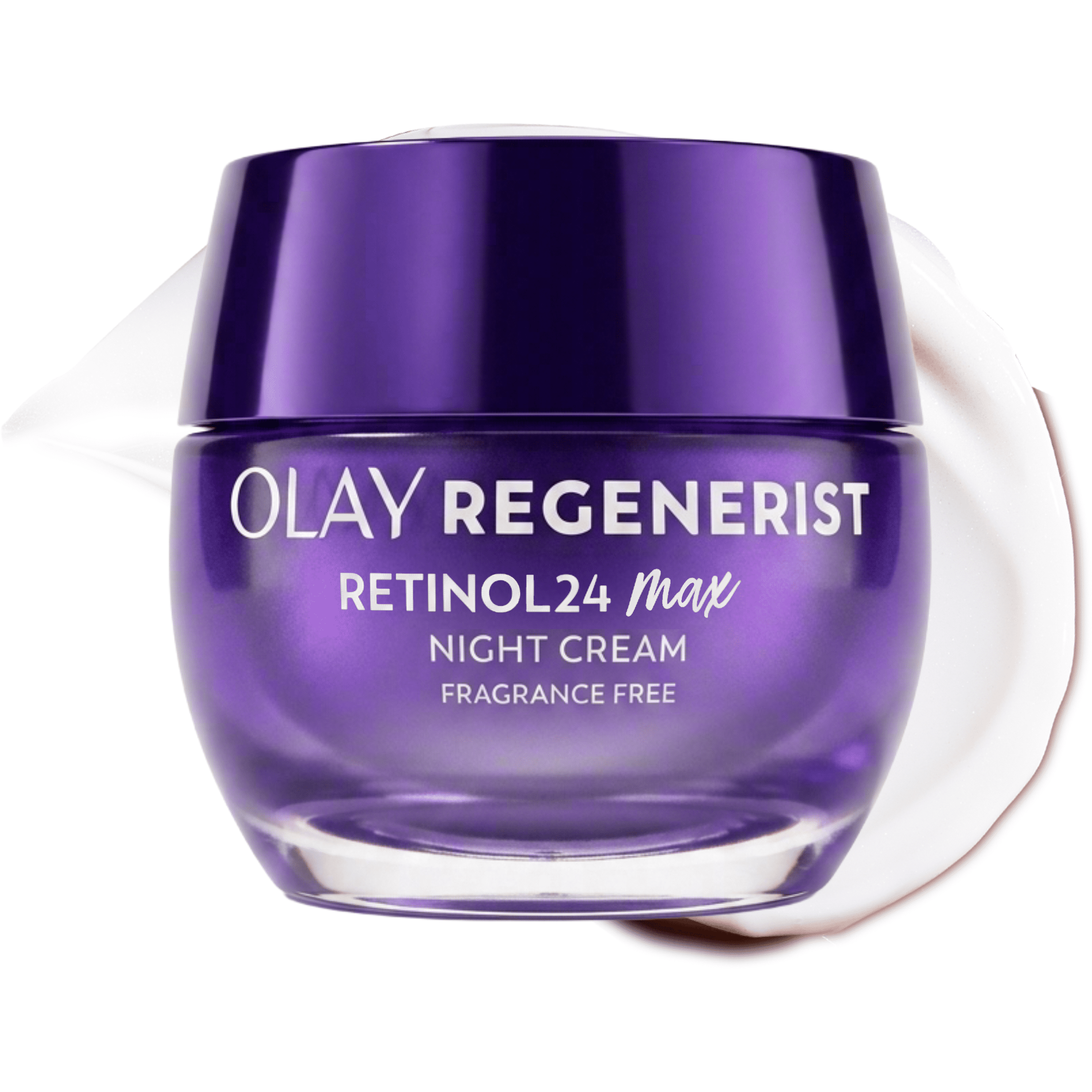 Olay Retinol 24 Max Night Moisturizing Cream with Triple Collagen Peptide, Fragrance-Free, 1.7 oz
