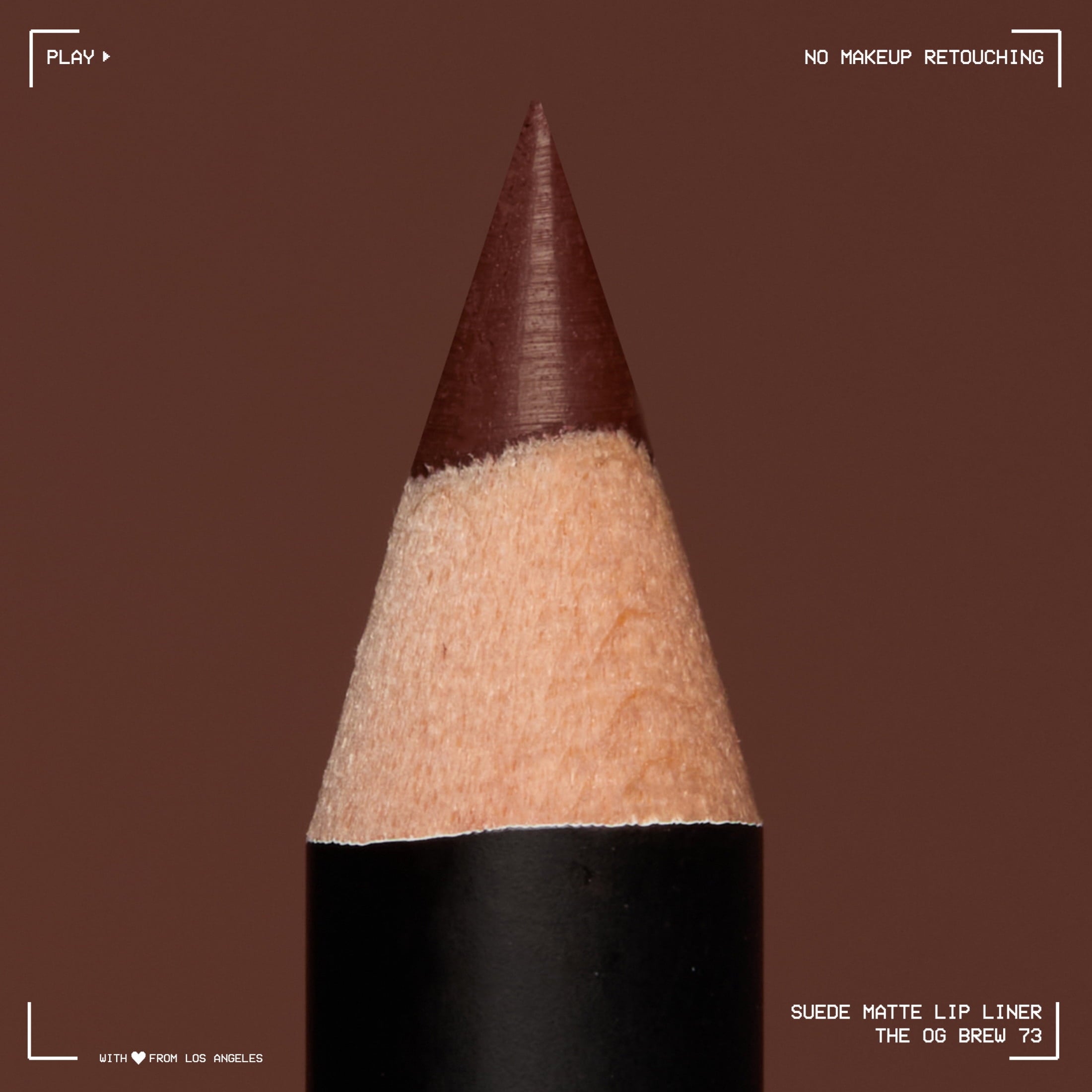 NYX Professional Makeup Suede Matte Lip Liner Pencil, The OG Brew 73, 0.03 oz