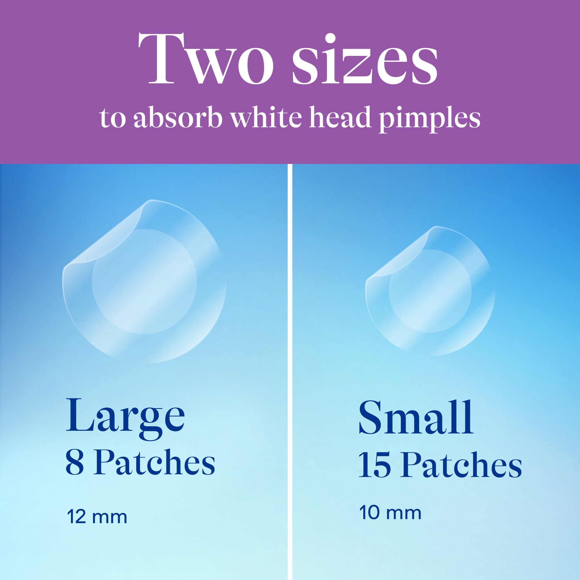 Differin Power Patches for White Head Pimples, Hydrocolloid Acne Patches, Zinc Hyaluronate and Niacinamide, 23 ct