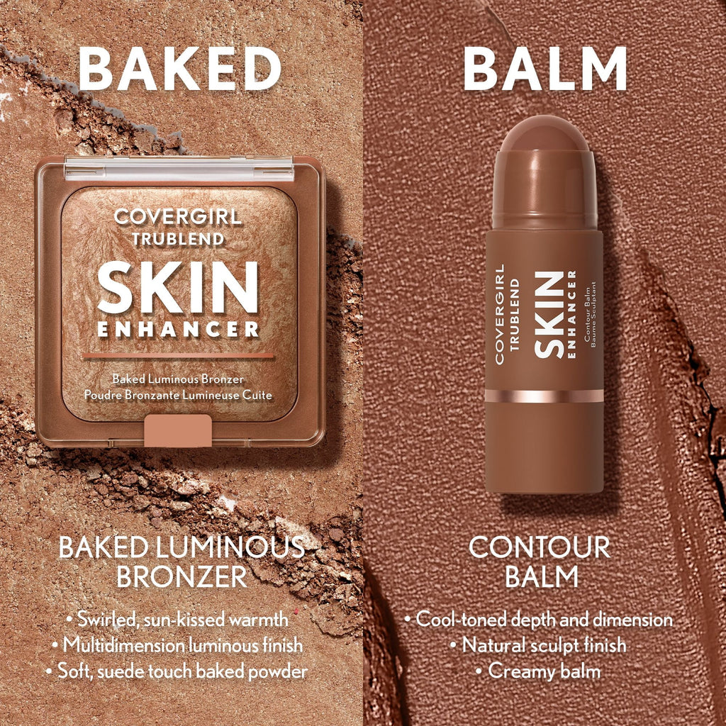 COVERGIRL TruBlend Skin Enhancer Contour Balm, Snatched 130, 0.21 oz