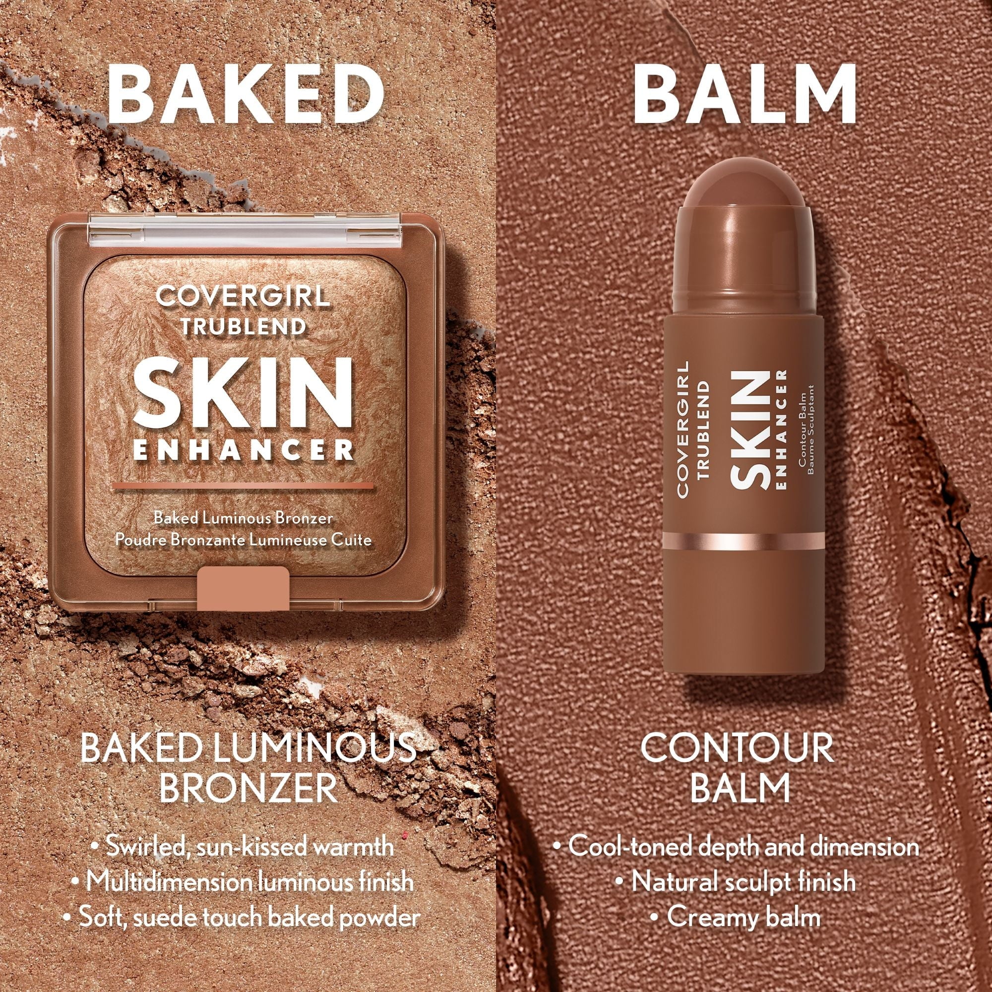 COVERGIRL TruBlend Skin Enhancer Contour Balm, Carved 140, 0.21 oz