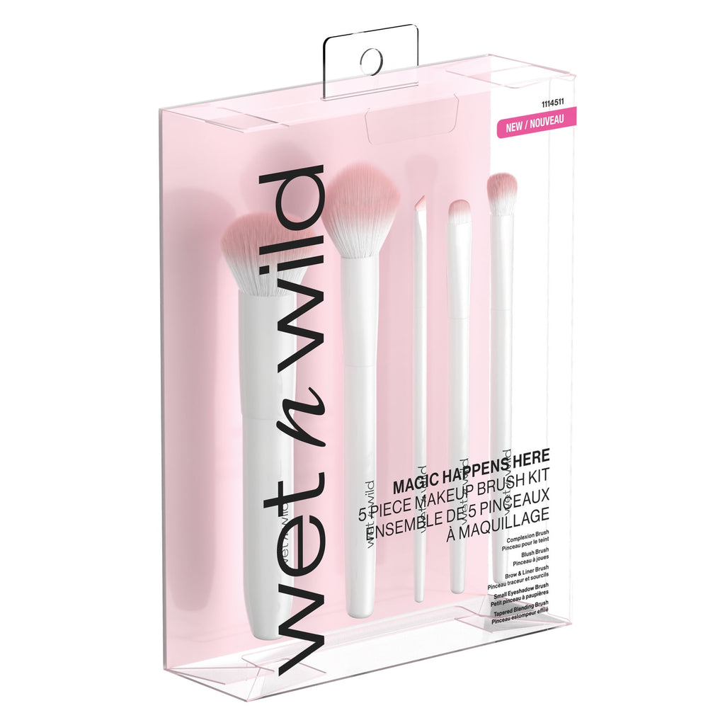 Wet n Wild Essential 5 Piece Makeup Brush Set