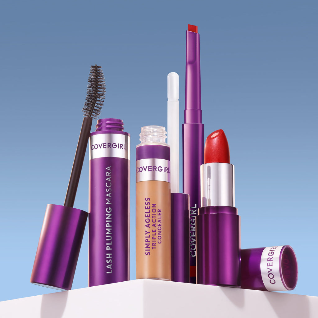 COVERGIRL Simply Ageless Moisture Renew Core Lipstick, 370 Precious Mauve, 0.14 oz