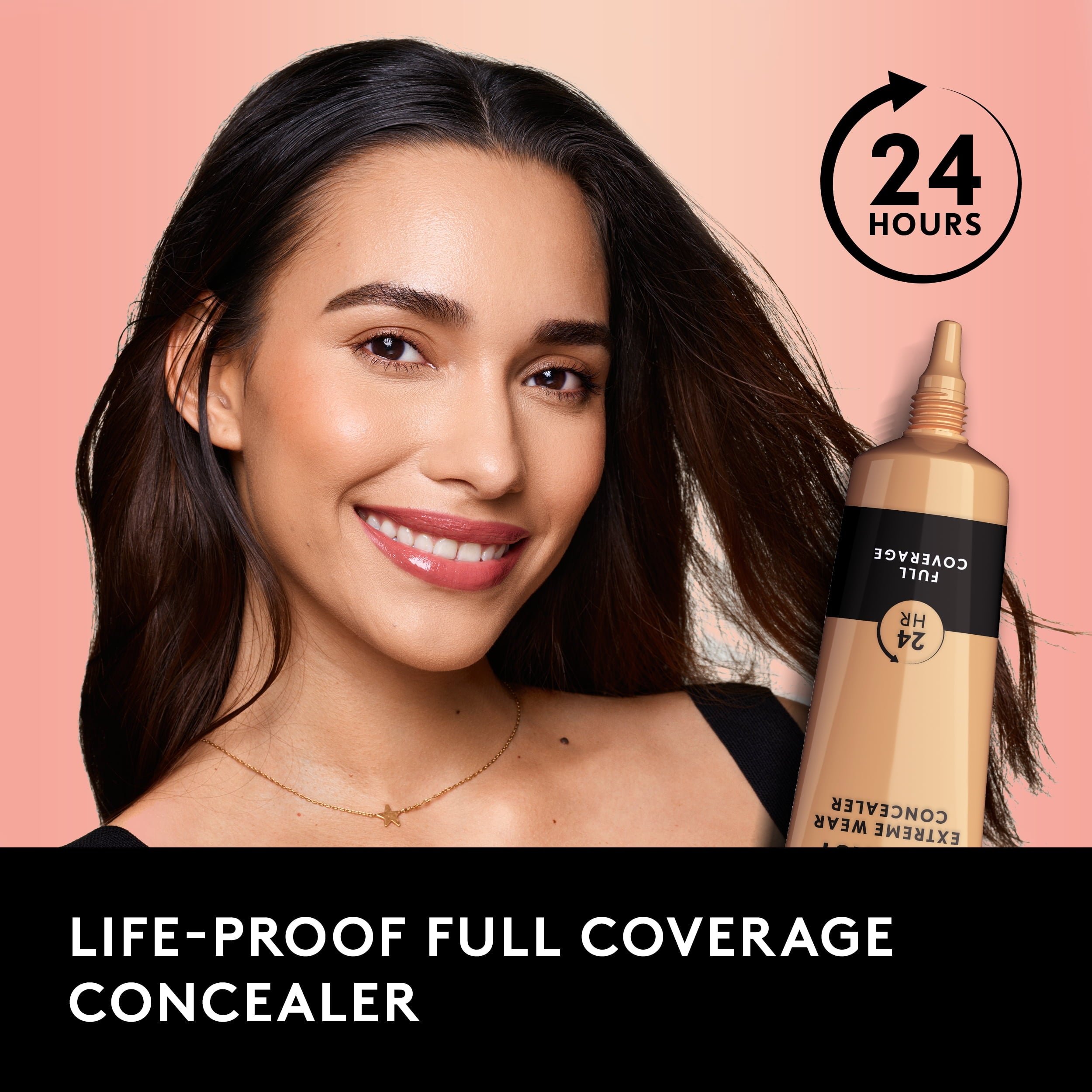 COVERGIRL Outlast Extreme Wear Concealer Makeup, Lightweight and Waterproof, Ivory, Full