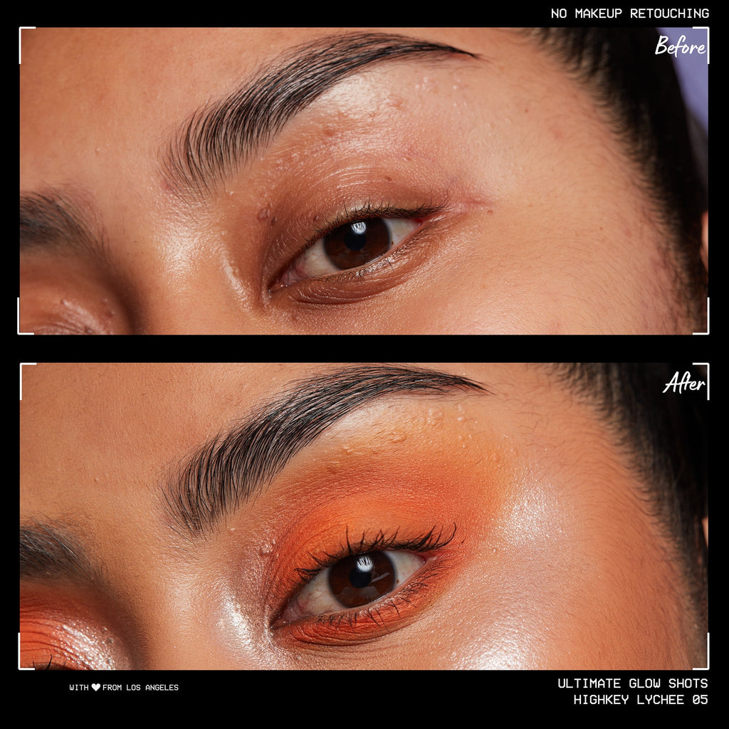 NYX Professional Makeup Ultimate Glow Shots Shimmer Liquid Eyeshadow, Highkey Lychee