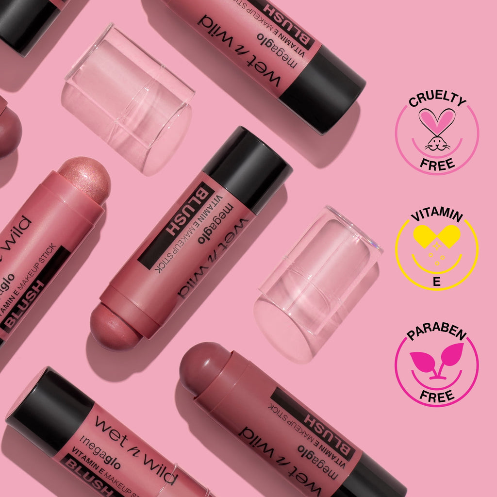 Wet n Wild Mega Glo Vitamin E Blush Makeup Stick - Current Jam