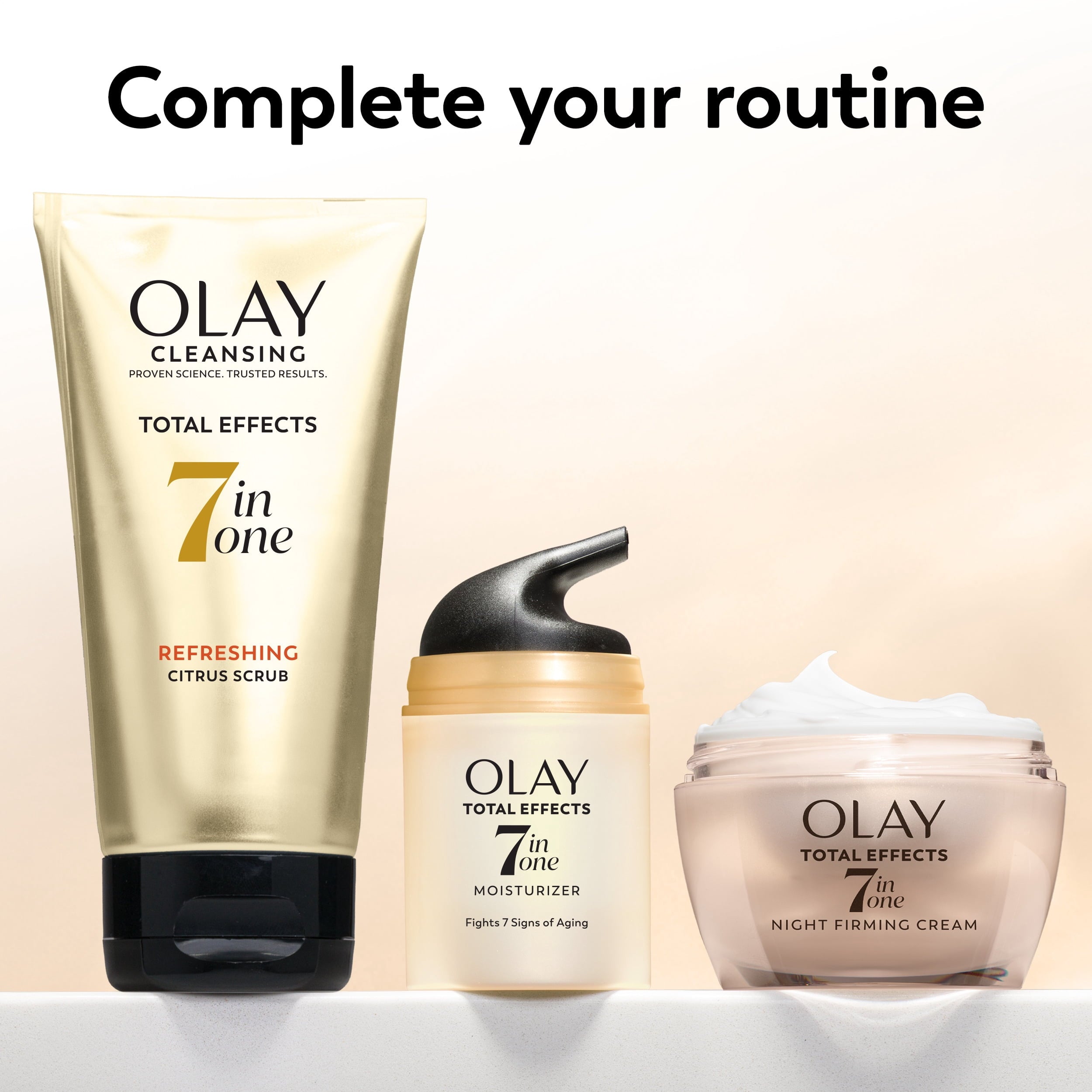 Olay Face Wash, Total Effects Citrus Face Scrub, Exfoliating Cleanser, 5.0fl oz