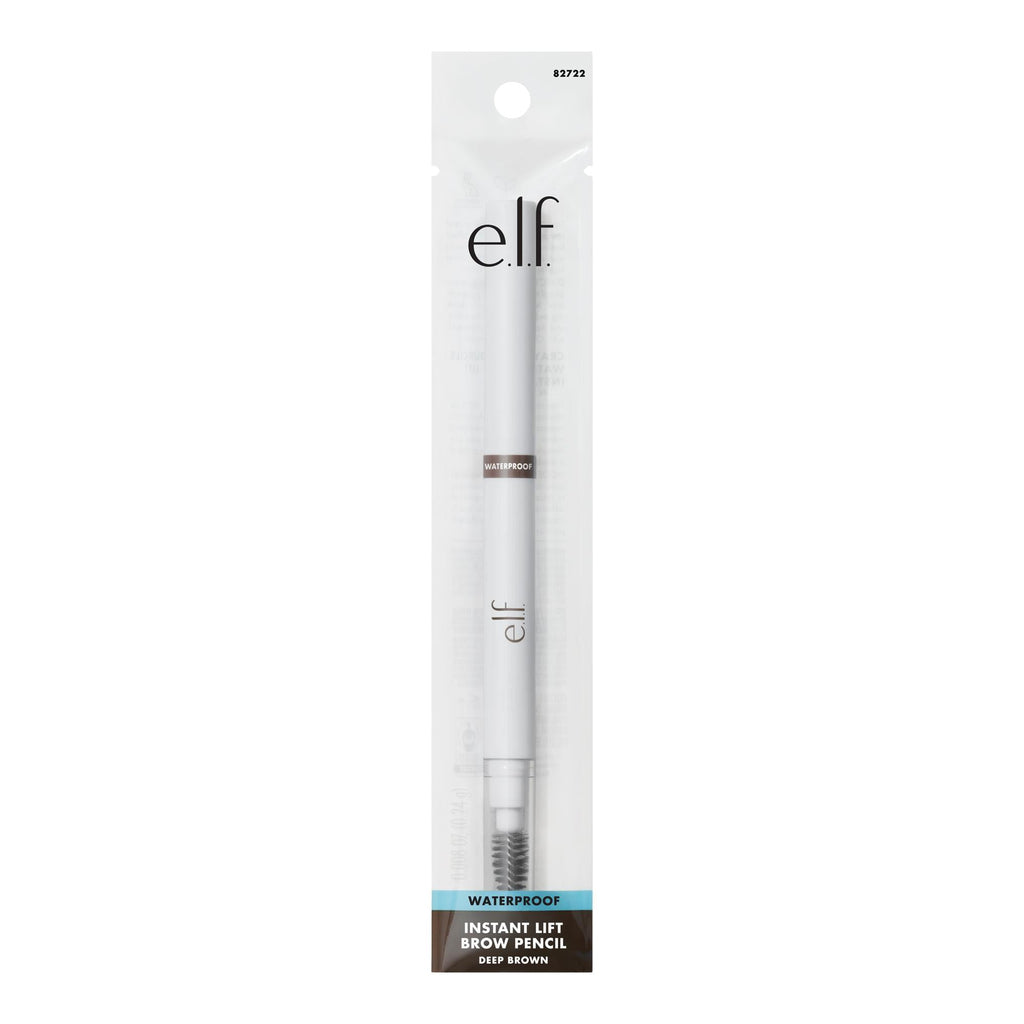 e.l.f. Instant Lift Waterproof Brow Pencil, Deep Brown, 0.008oz