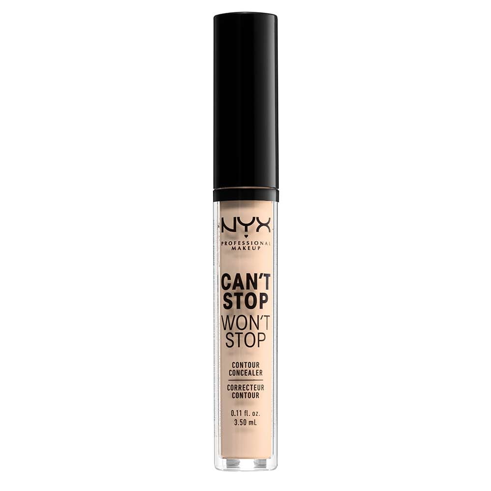 NYX Professional Makeup Can’t Stop Won’t Stop Contour Concealer, Light Ivory