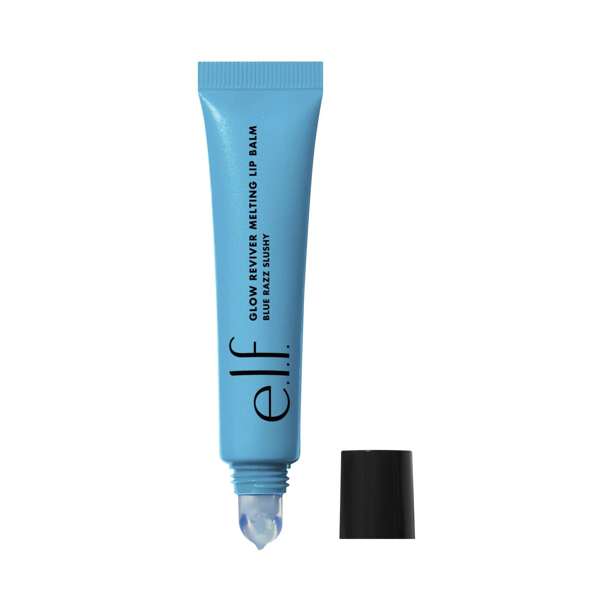 e.l.f. Glow Reviver Melting Lip Balm, Blue Raspberry, 0.52oz