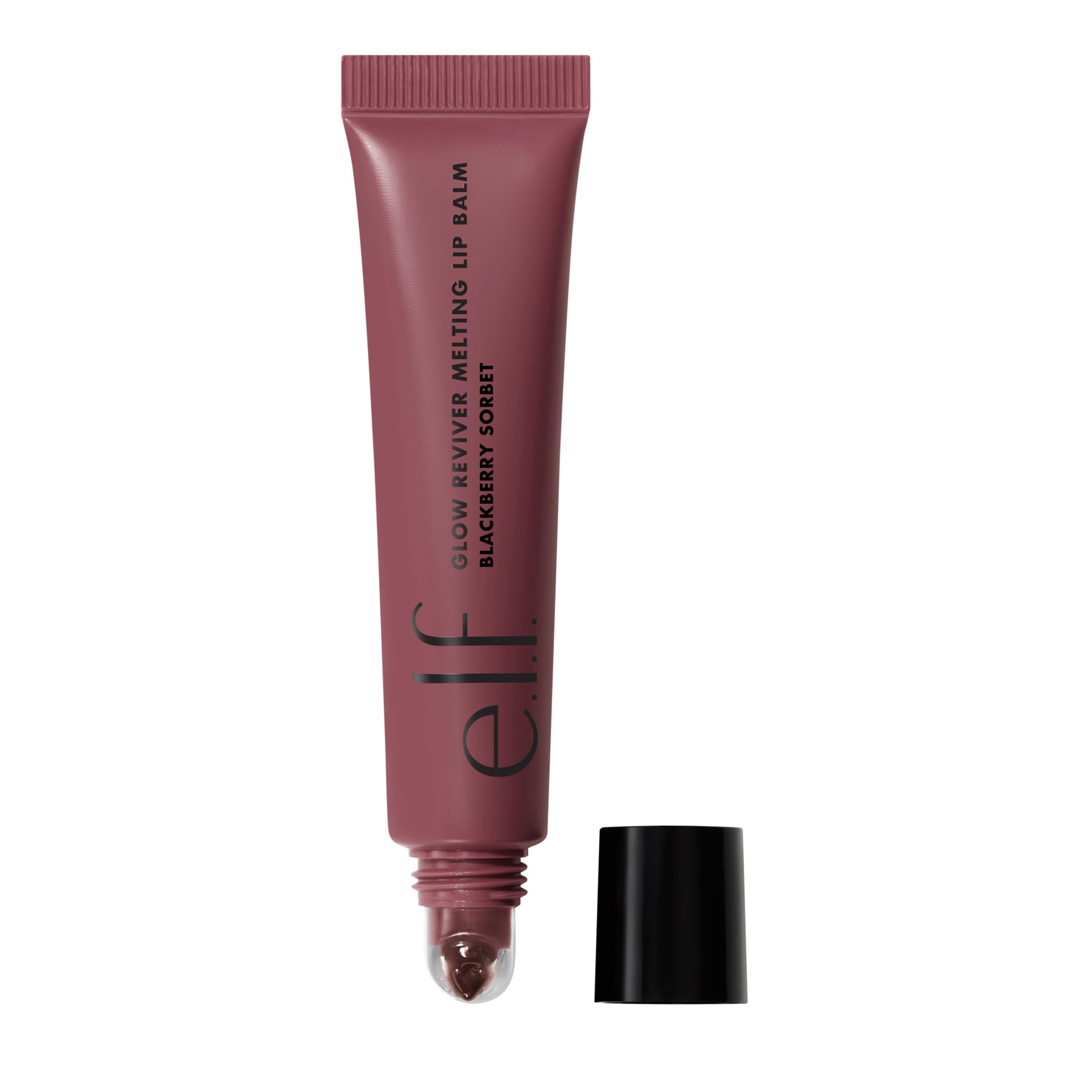e.l.f. Glow Reviver Melting Lip Balm, Blackberry Sorbet, 0.52 oz