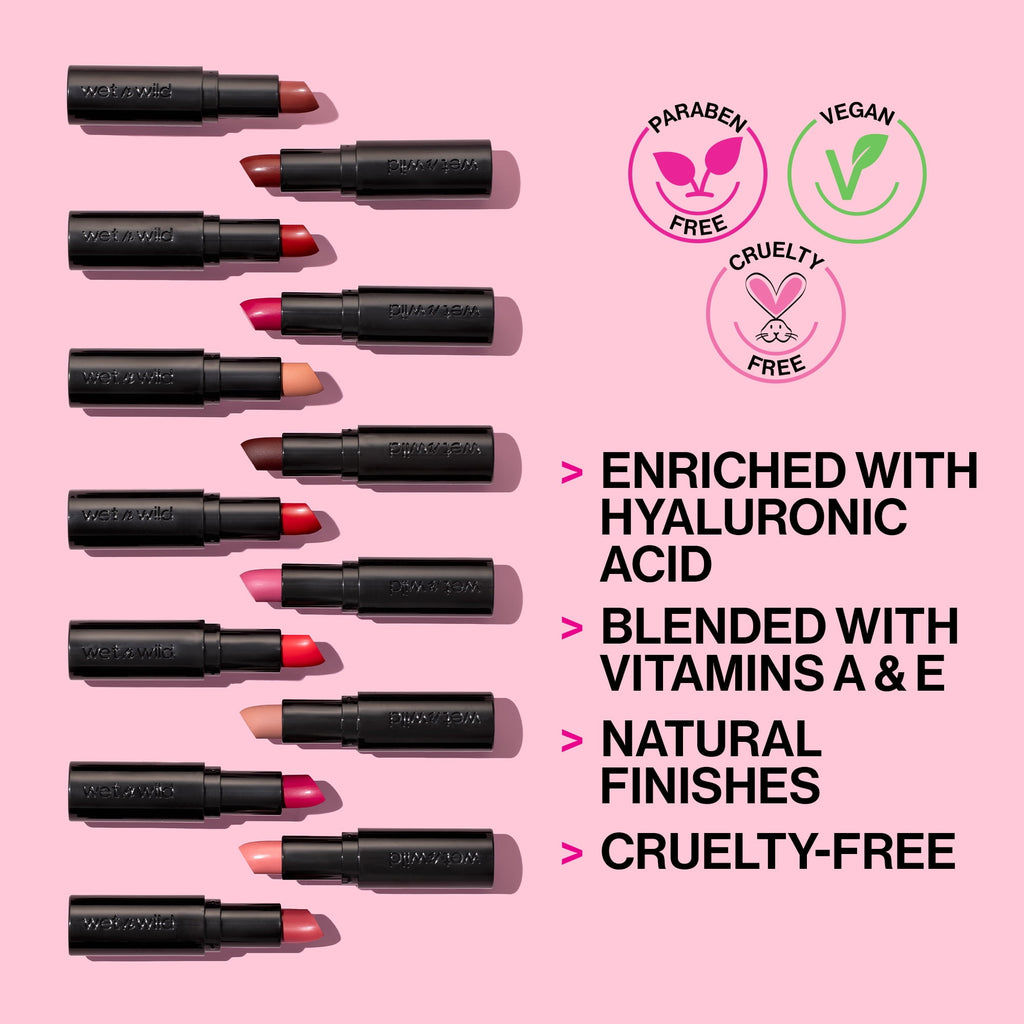 (4 pack) wet n wild MegaLast, Matte Lip Color, 1111419 Cinnamon Spice, 0.11 oz (3.3 g)