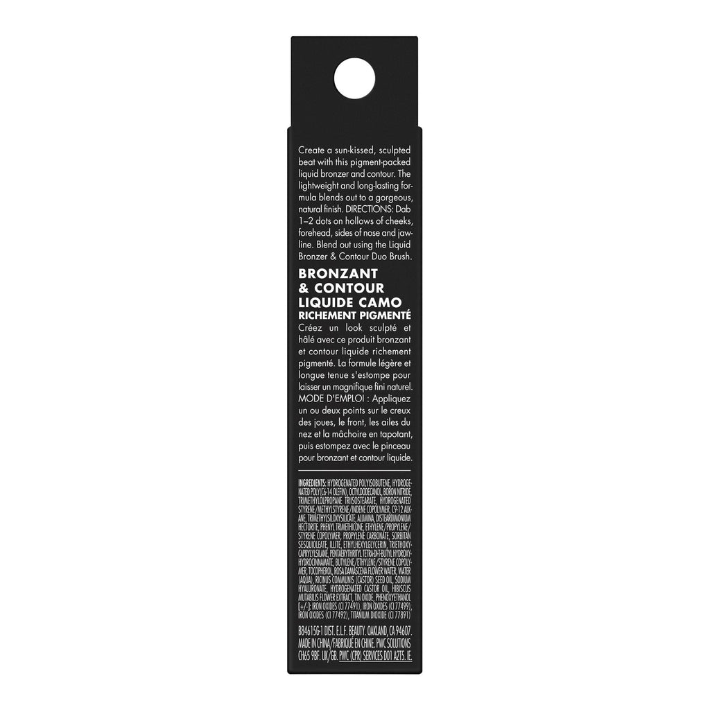 e.l.f. Camo Liquid Bronzer & Contour, 7 Tan/Deep, 0.13 fl oz