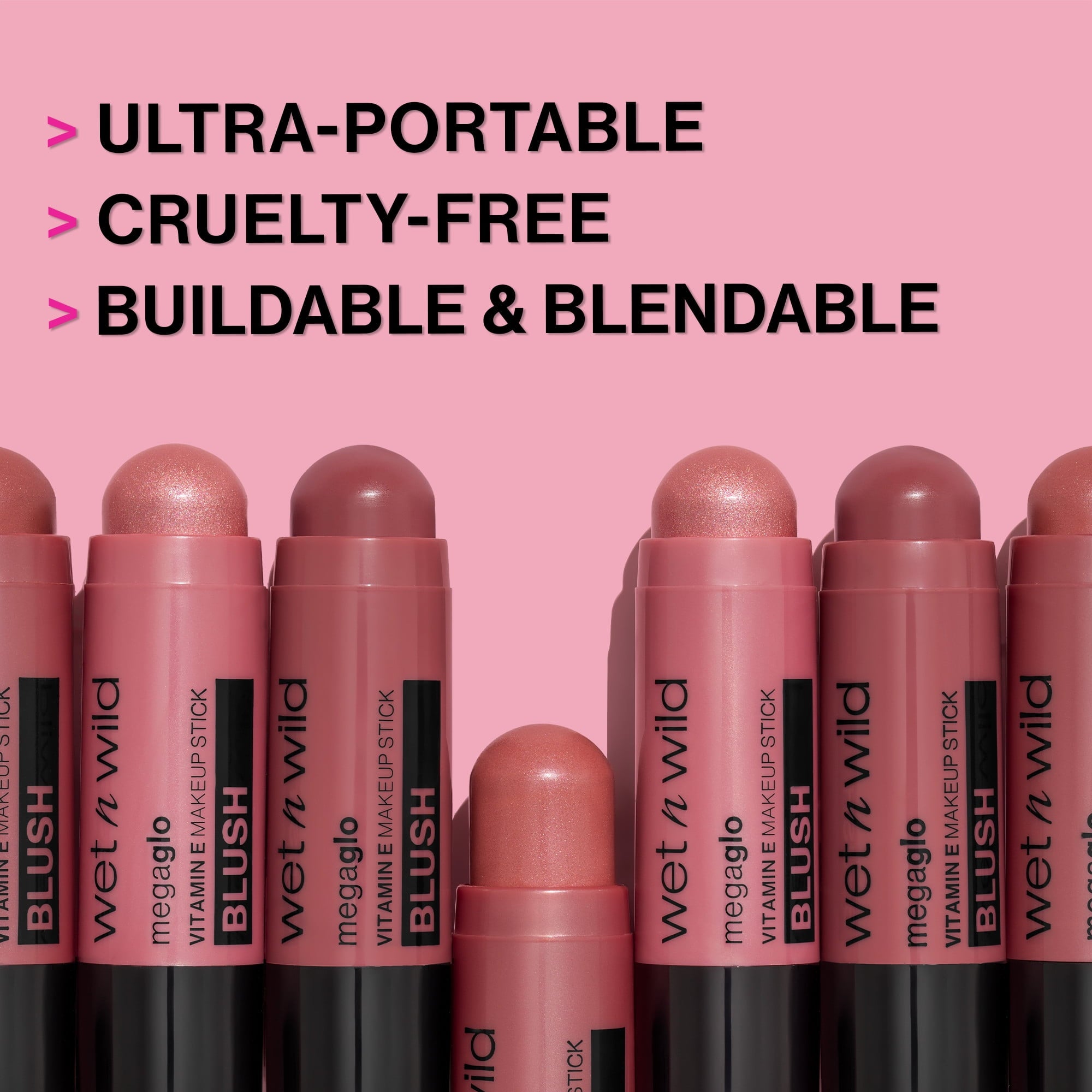 Wet n Wild Mega Glo Vitamin E Blush Makeup Stick - Current Jam
