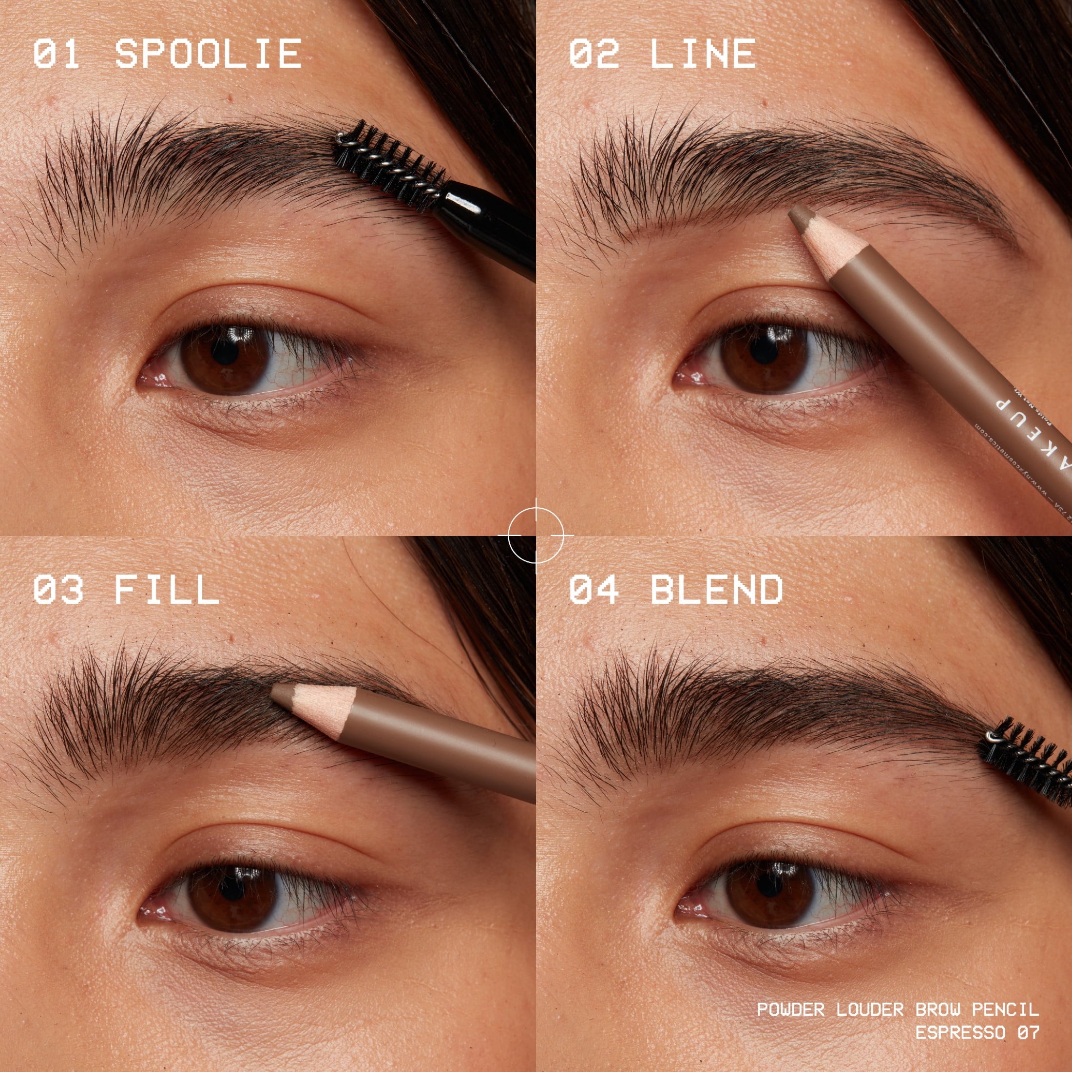 NYX Professional Makeup Brow Powder Louder, Brow Pencil, Deep Brown, 1 Count, Deep Brown, 0.04 oz