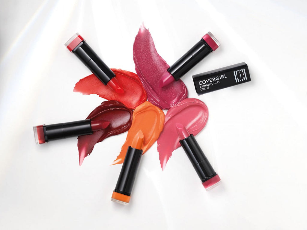COVERGIRL Exhibitionist Cream Lipstick, 520 Dolce Latte, 0.12 oz, Lipstick, Moisturizing Lipstick, Long Lasting Lipstick, Glossy Lipstick, Hydrating Lipstick, Long Lasting