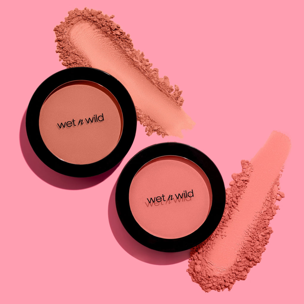 Wet n Wild Color Icon Blush Makeup, Infused with Jojoba Oil, Bed of Roses, 0.21 oz