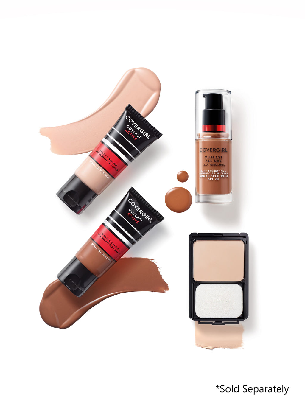 COVERGIRL Outlast All-Day Stay Fabulous 3-in-1 Foundation, 810 Classic Ivory, 1 oz