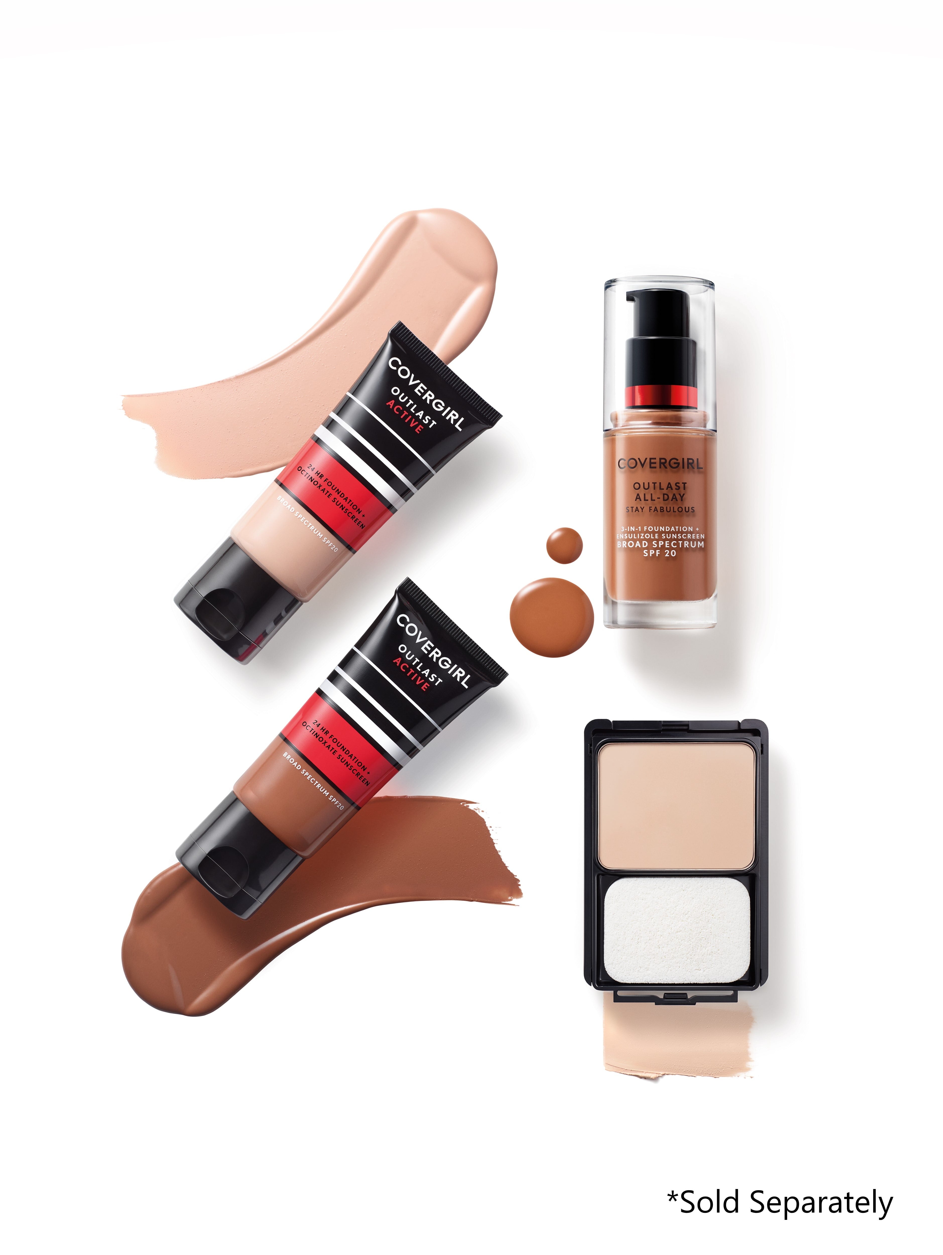 COVERGIRL Outlast All-Day Stay Fabulous 3-in-1 Foundation, 810 Classic Ivory, 1 oz