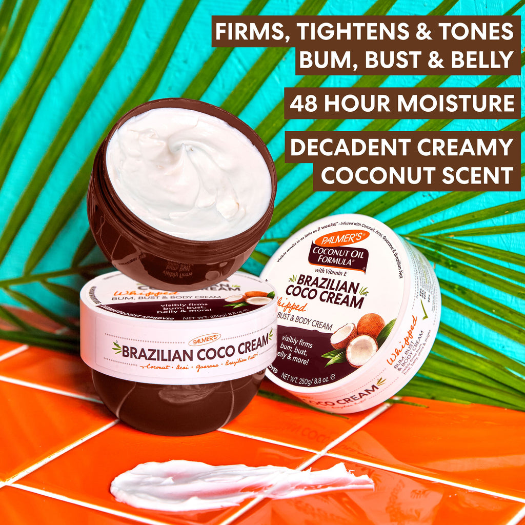 Palmer’s Coconut Oil Formula Brazilian Coco Cream to Firm the Bum, Bust & Body 8.8 OZ